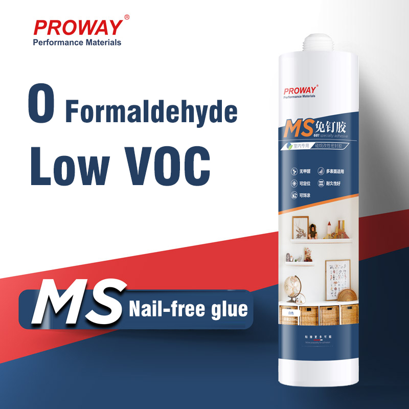 What are the unique features of MSnail-free glue in terms of sealing and moisture resistance?
